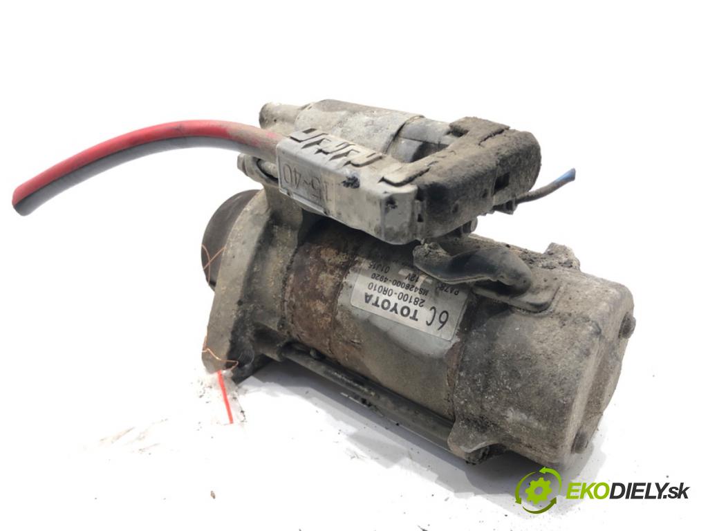 TOYOTA COROLLA Verso (ZER_, ZZE12_, R1_) 2004 - 2009    2.2 D-4D (AUR10_) 100 kW [136 KM] olej napędowy 2005 - 2009  Štartér 28100-0R010 (Štartéry)