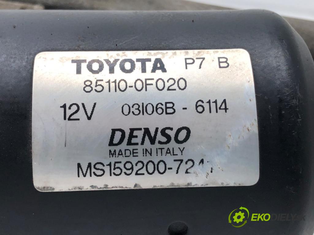 TOYOTA COROLLA Verso (ZER_, ZZE12_, R1_) 2004 - 2009    2.2 D-4D (AUR10_) 100 kW [136 KM] olej napędowy 2005 - 2009  Mechanizmus stieračov predný  (Motorčeky stieračov predné)