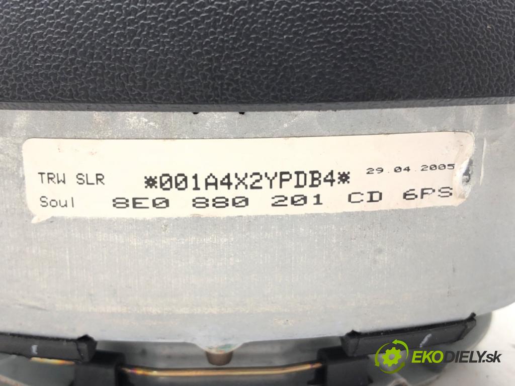 AUDI A4 B7 (8EC) 2004 - 2008    1.6 75 kW [102 KM] benzyna 2004 - 2008  AirBag volantu 8E0880201CD (Airbagy)