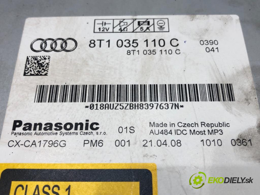 AUDI A4 B8 Avant (8K5) 2007 - 2015    2.0 TDI 105 kW [143 KM] olej napędowy 2008 - 2015  Menič CD 8T1035110C (CD meniče)