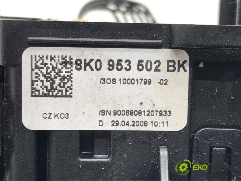 AUDI A4 B8 Avant (8K5) 2007 - 2015    2.0 TDI 105 kW [143 KM] olej napędowy 2008 - 2015  Prepínač kombinovaný 8K0953502BK (Prepínače, spínače, tlačidlá a ovládače kúrenia)