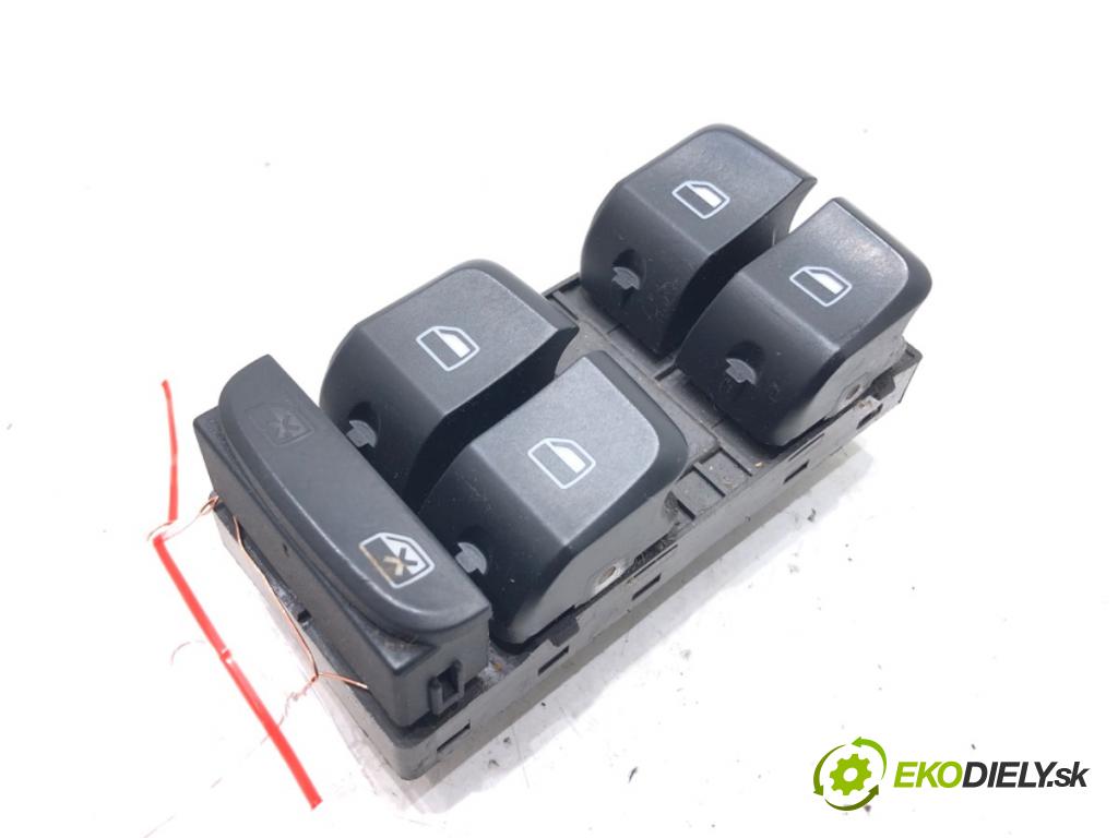 AUDI A4 B8 Avant (8K5) 2007 - 2015    2.0 TDI 105 kW [143 KM] olej napędowy 2008 - 2015  Prepínač okien 8K0959851 (Prepínače, spínače, tlačidlá a ovládače kúrenia)