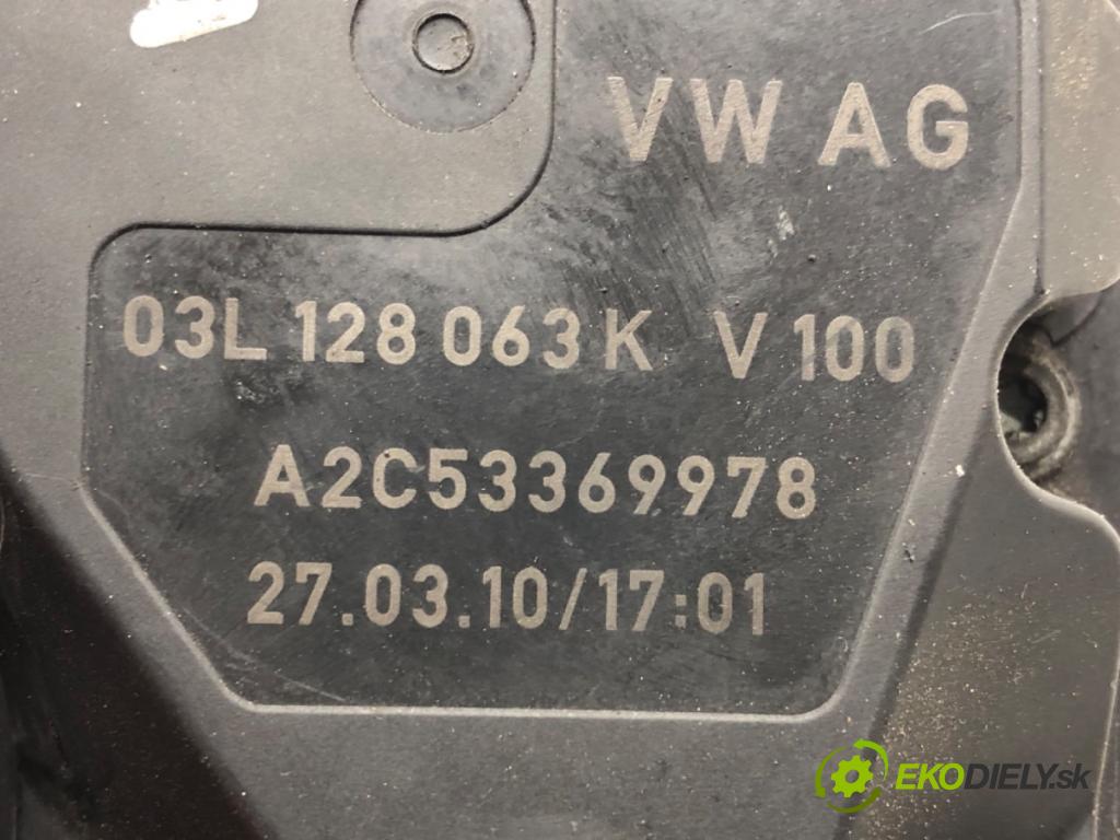 AUDI A4 B8 Avant (8K5) 2007 - 2015    2.0 TDI 105 kW [143 KM] olej napędowy 2008 - 2015  Škrtiaca klapka 03L128063K (Škrtiace klapky)