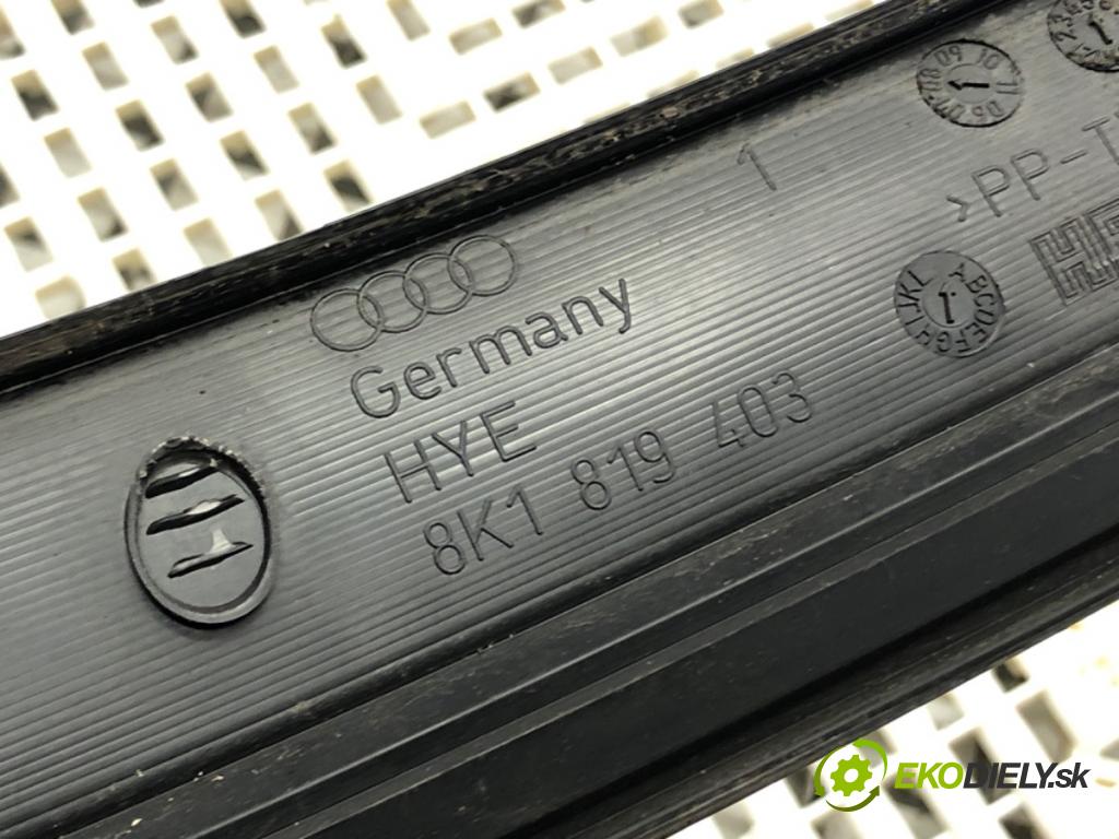 AUDI A4 B8 Avant (8K5) 2007 - 2015    2.0 TDI 105 kW [143 KM] olej napędowy 2008 - 2015  Torpédo, plast pod čelné okno 8K1819403 (Torpéda)