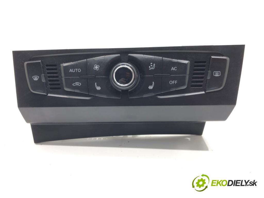 AUDI A4 B8 Avant (8K5) 2007 - 2015    2.0 TDI 105 kW [143 KM] olej napędowy 2008 - 2015  Panel ovládania kúrenia 8T1820043AA (Prepínače, spínače, tlačidlá a ovládače kúrenia)
