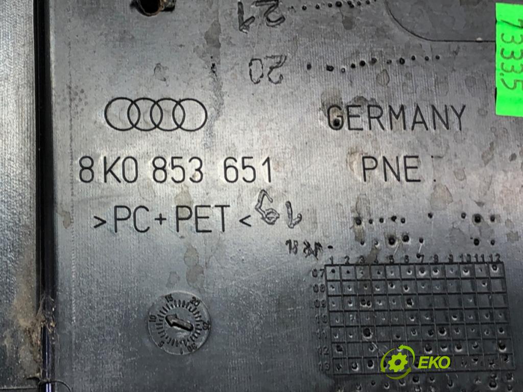 AUDI A4 B8 Avant (8K5) 2007 - 2015    2.0 TDI 105 kW [143 KM] olej napędowy 2008 - 2015  mřížka maska 8K0853651 (Mřížky (masky) chladičů)