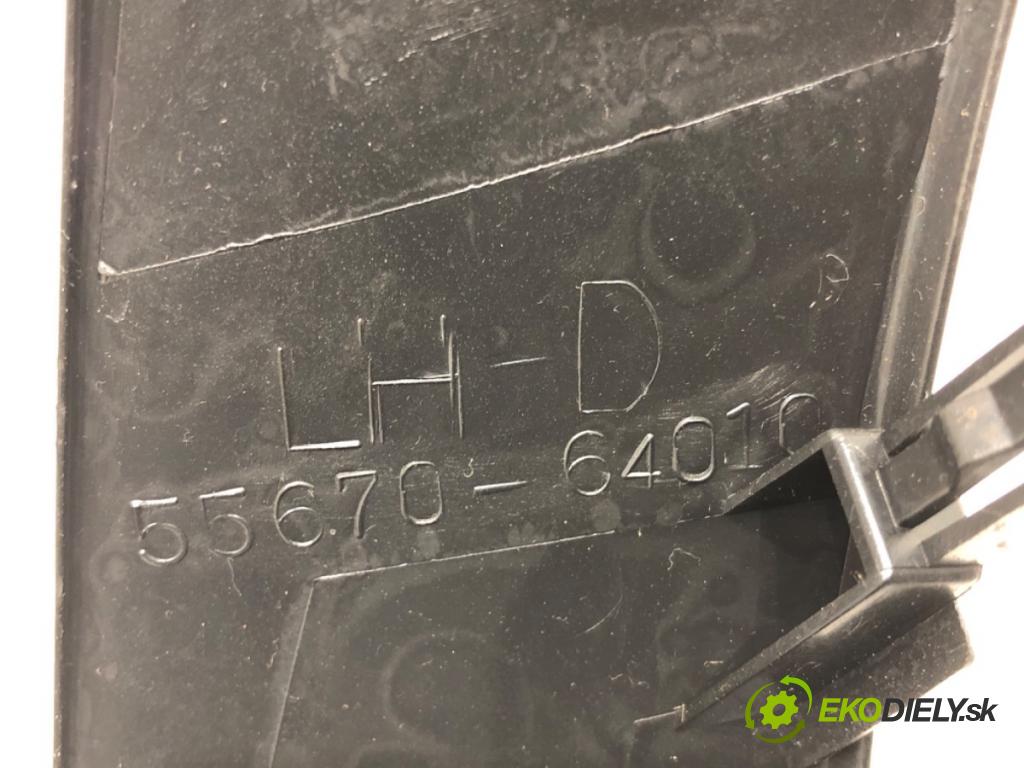 TOYOTA COROLLA Verso (ZER_, ZZE12_, R1_) 2004 - 2009    2.2 D-4D (AUR10_) 100 kW [136 KM] olej napędowy 2005 - 2009  Mriežky kúrenia ľavá strana 55680-64020 (Mriežky kúrenia (fukáre))