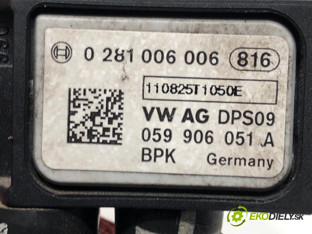 AUDI A4 B8 Avant (8K5) 2007 - 2015    2.0 TDI 105 kW [143 KM] olej napędowy 2008 - 2015  snímač tlaku DPF 059906051A