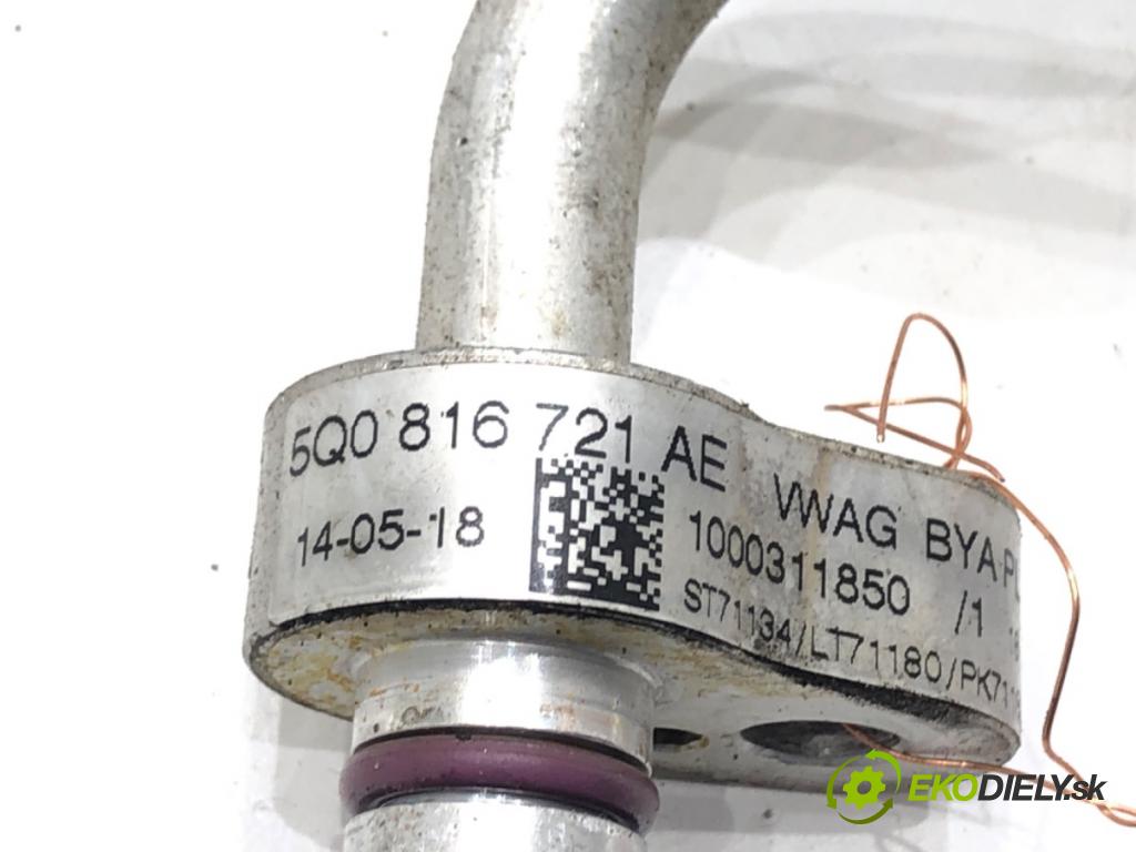 SEAT ATECA (KH7, KHP) 2016 - 2022    1.4 TSI 110 kW [150 KM] benzyna 2016 - 2022  rúrka klimatizácie 5Q0816721AE (Rúrky klimatizácie)
