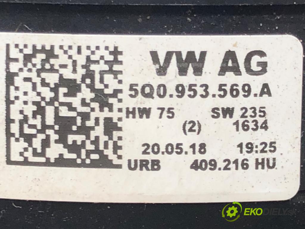SEAT ATECA (KH7, KHP) 2016 - 2022    1.4 TSI 110 kW [150 KM] benzyna 2016 - 2022  Krúžok, slimák airbag 5Q0953569A (Airbagy)