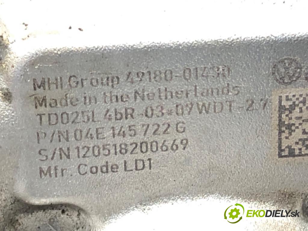 SEAT ATECA (KH7, KHP) 2016 - 2022    1.4 TSI 110 kW [150 KM] benzyna 2016 - 2022  Turbodúchadlo,turbo 04E145722G (Turbodúchadlá (kompletné))