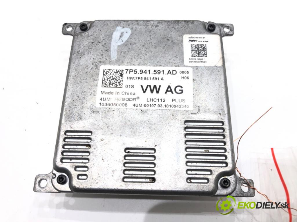 SEAT ATECA (KH7, KHP) 2016 - 2022    1.4 TSI 110 kW [150 KM] benzyna 2016 - 2022  Menič XENON 7P5941591AD (Riadiace jednotky xenónu)