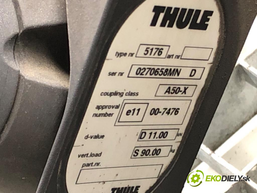 VOLVO XC60 I SUV (156) 2008 - 2017    2.4 D / D3 / D4 AWD 120 kW [163 KM] olej napędowy 2008 - 2017  Hák tažné zařízení 0270658MN (Tažná zařízení)