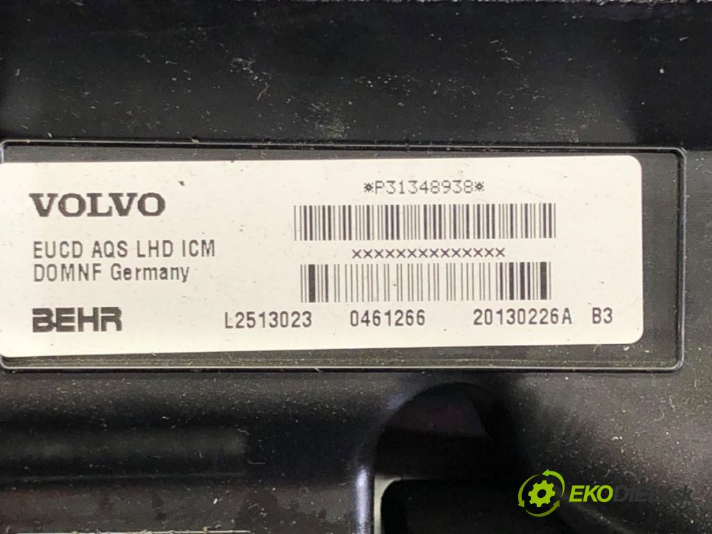 VOLVO XC60 I SUV (156) 2008 - 2017    2.4 D / D3 / D4 AWD 120 kW [163 KM] olej napędowy 2008 - 2017  topné těleso radiátor topení komplet KOMBAJN P31348938 (Radiátory topení)