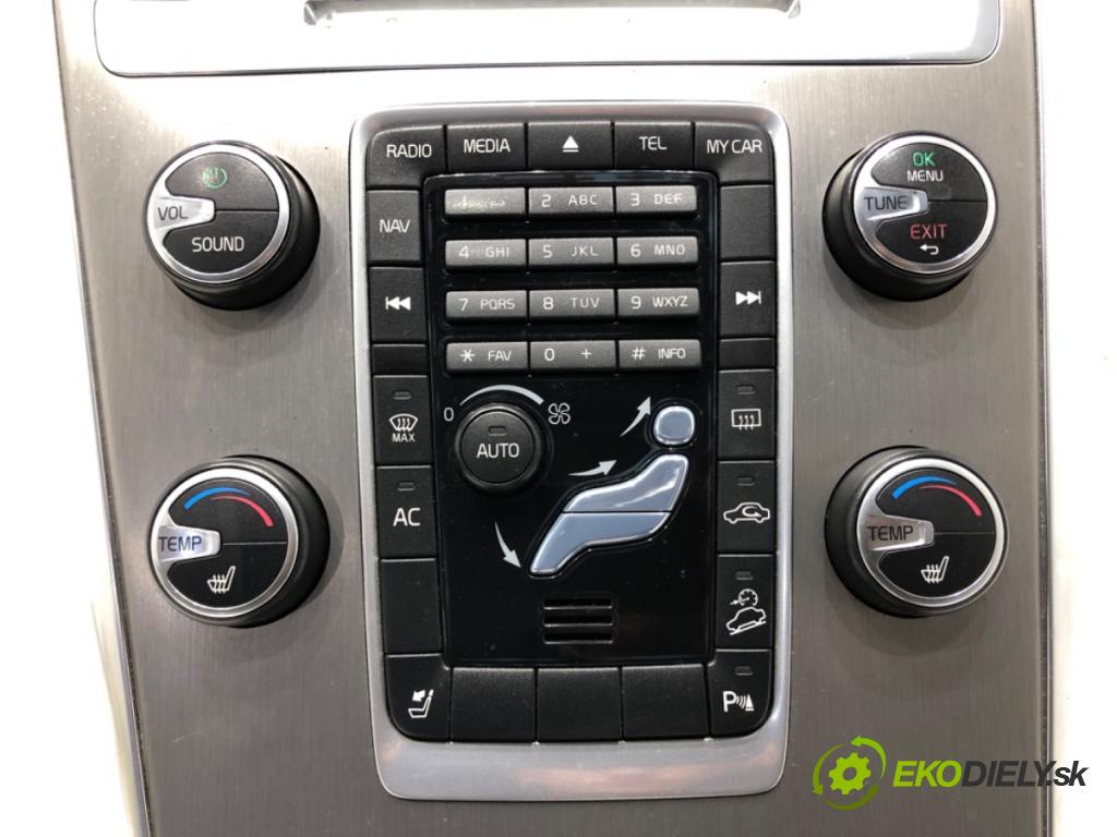 VOLVO XC60 I SUV (156) 2008 - 2017    2.4 D / D3 / D4 AWD 120 kW [163 KM] olej napędowy 2008 - 2017  Panel ovládania kúrenia  (Prepínače, spínače, tlačidlá a ovládače kúrenia)