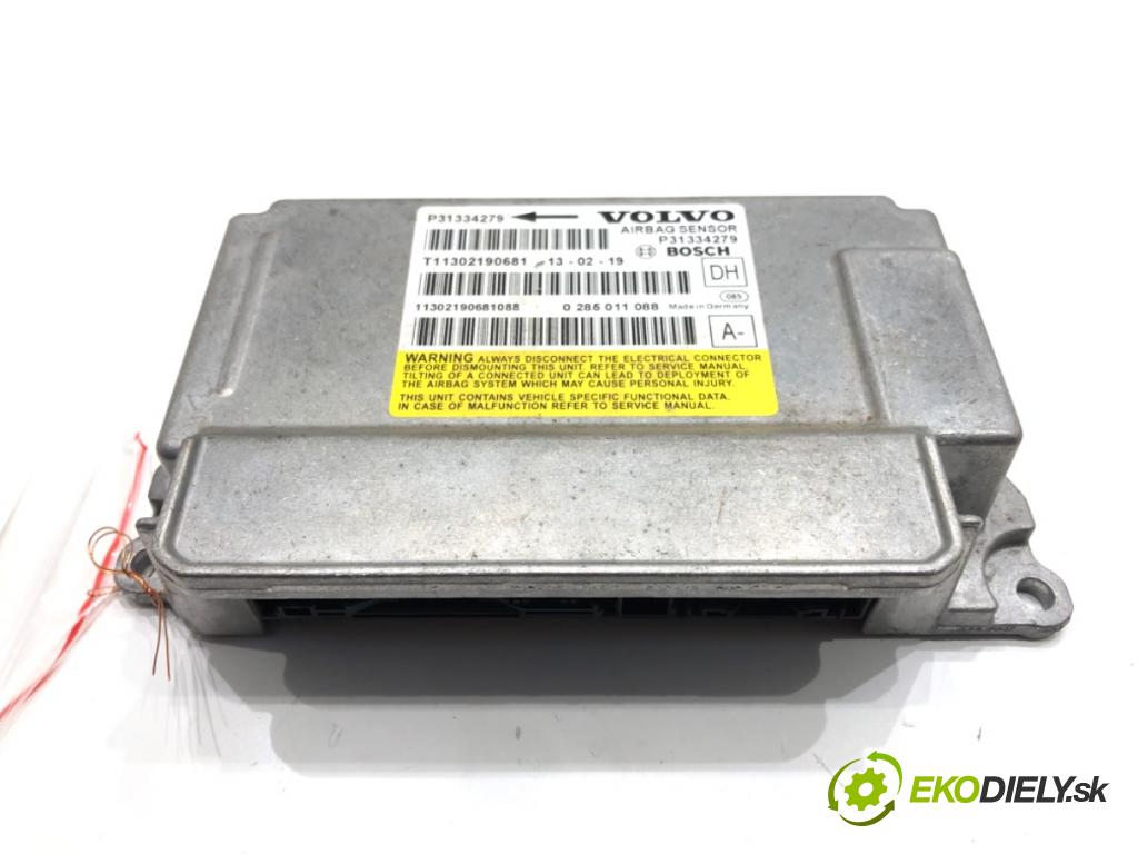 VOLVO XC60 I SUV (156) 2008 - 2017    2.4 D / D3 / D4 AWD 120 kW [163 KM] olej napędowy 2008 - 2017  senzor airbag P31334279 (Snímače)