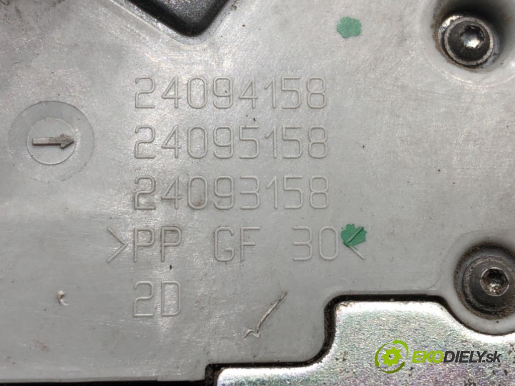 PEUGEOT 207 SW (WK_) 2007 - 2013    1.4 16V 70 kW [95 KM] benzyna 2007 - 2013  zámok dveře pravý přední část