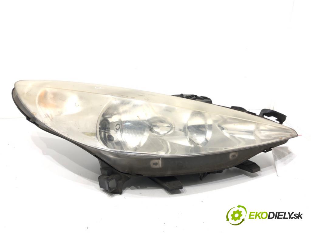 PEUGEOT 207 SW (WK_) 2007 - 2013    1.4 16V 70 kW [95 KM] benzyna 2007 - 2013  Svetlomet pravy predný 9649986180