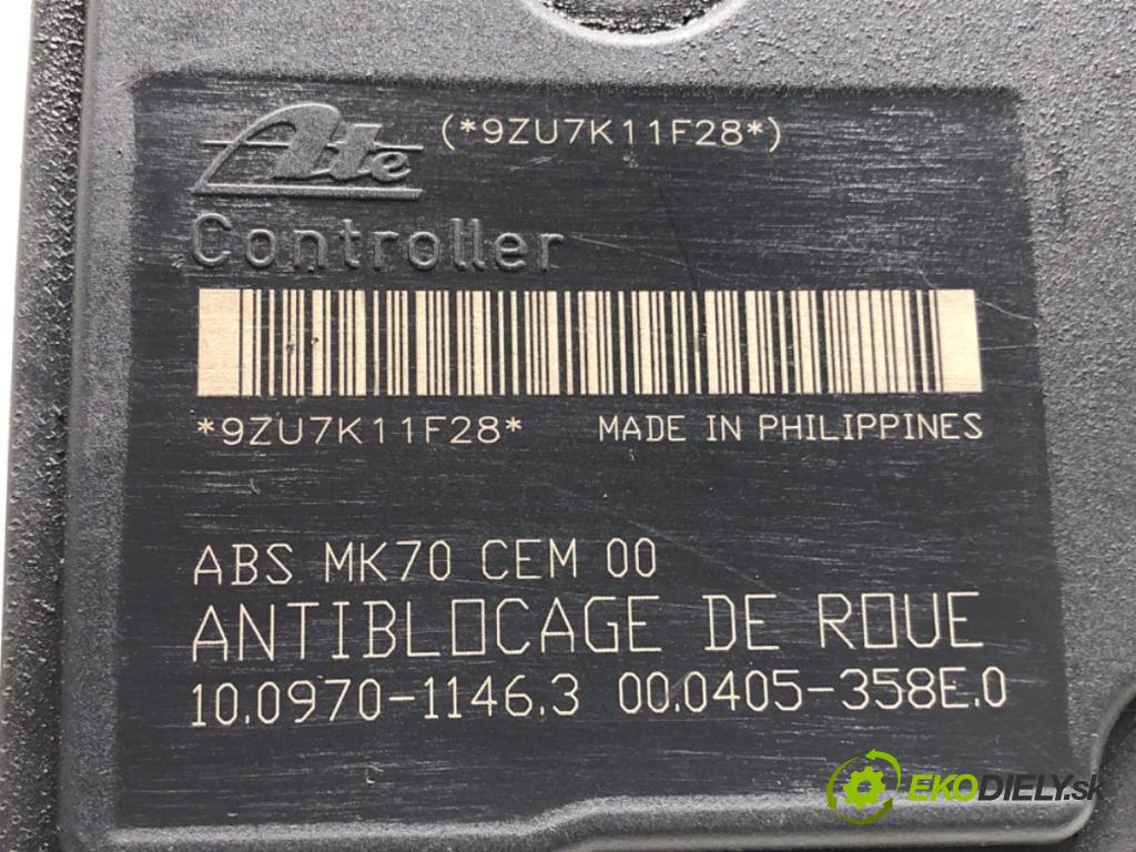 PEUGEOT 207 SW (WK_) 2007 - 2013    1.4 16V 70 kW [95 KM] benzyna 2007 - 2013  Pumpa ABS 9663945580 (Pumpy ABS)