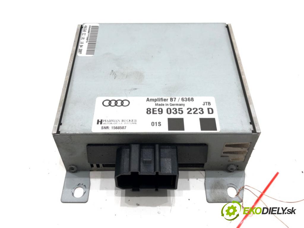 AUDI A4 B7 Avant (8ED) 2004 - 2008    2.0 TDI 103 kW [140 KM] olej napędowy 2004 - 2008  Zosilňovač 8E9035223D (Zosilňovače)