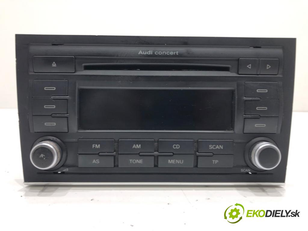 AUDI A4 B7 Avant (8ED) 2004 - 2008    2.0 TDI 103 kW [140 KM] olej napędowy 2004 - 2008  RADIO 8E0035186AK (Audio zariadenia)