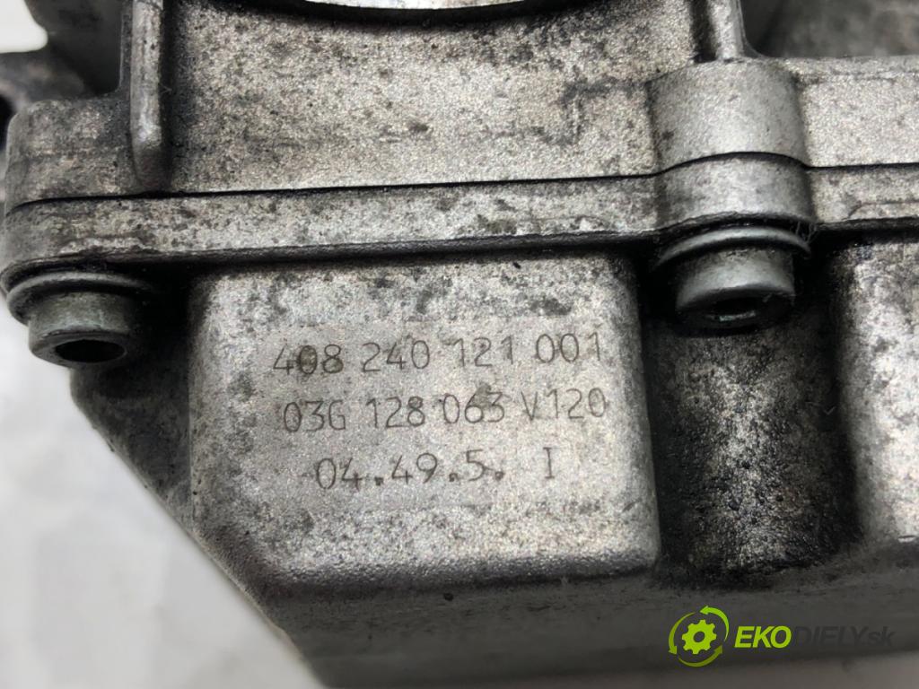 AUDI A4 B7 Avant (8ED) 2004 - 2008    2.0 TDI 103 kW [140 KM] olej napędowy 2004 - 2008  Škrtiaca klapka 03G128063 (Škrtiace klapky)