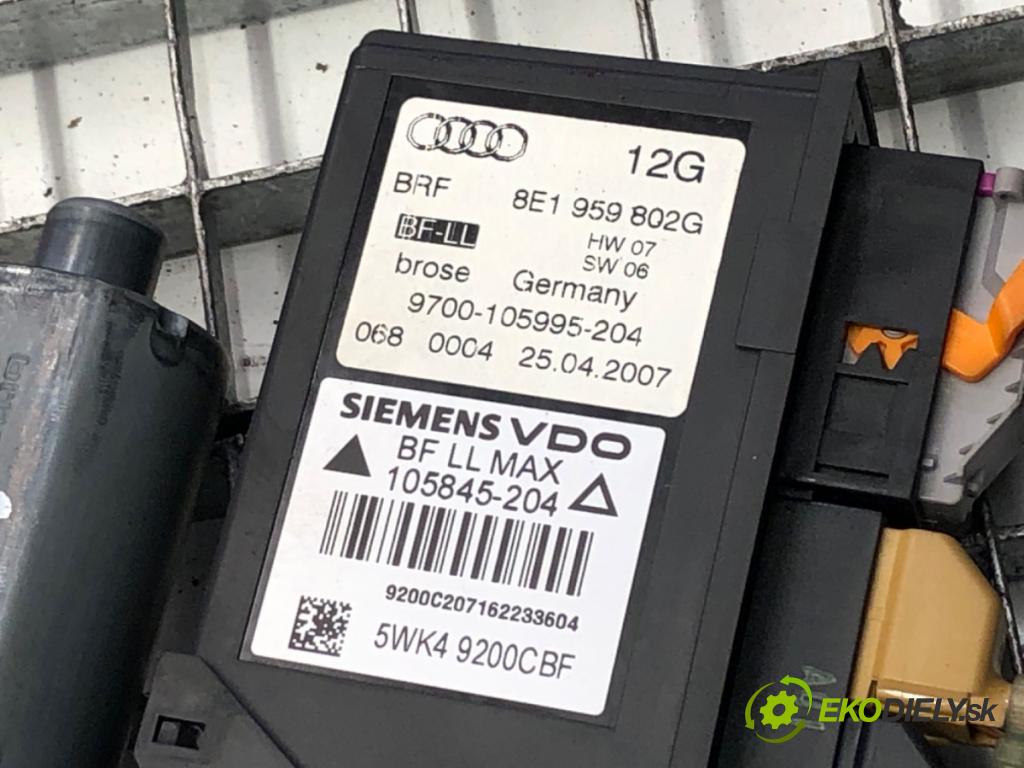 AUDI A4 B7 Avant (8ED) 2004 - 2008    2.0 TDI 103 kW [140 KM] olej napędowy 2004 - 2008  mechanismus okna pravý přední část 8E0837462C