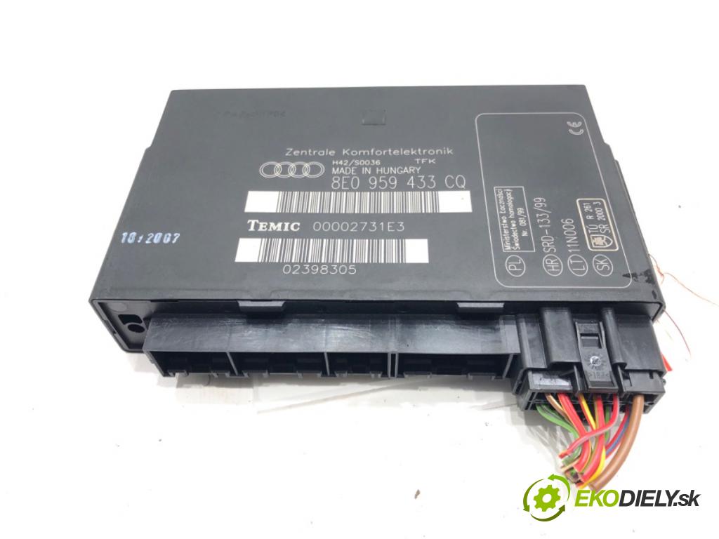 AUDI A4 B7 Avant (8ED) 2004 - 2008    2.0 TDI 103 kW [140 KM] olej napędowy 2004 - 2008  Modul komfortu 8E0959433CQ (Moduly komfortu)