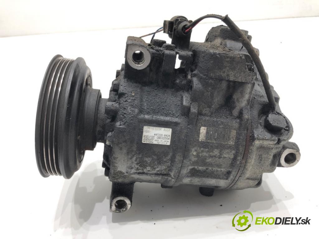 AUDI A4 B6 Avant (8E5) 2000 - 2005    1.9 TDI 96 kW [130 KM] olej napędowy 2001 - 2004  kompresor klimatizace 447220-8424 (Kompresory)