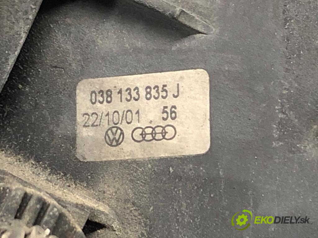 AUDI A4 B6 Avant (8E5) 2000 - 2005    1.9 TDI 96 kW [130 KM] olej napędowy 2001 - 2004  Obal filtra vzduchu 038133835J (Obaly filtrov vzduchu)
