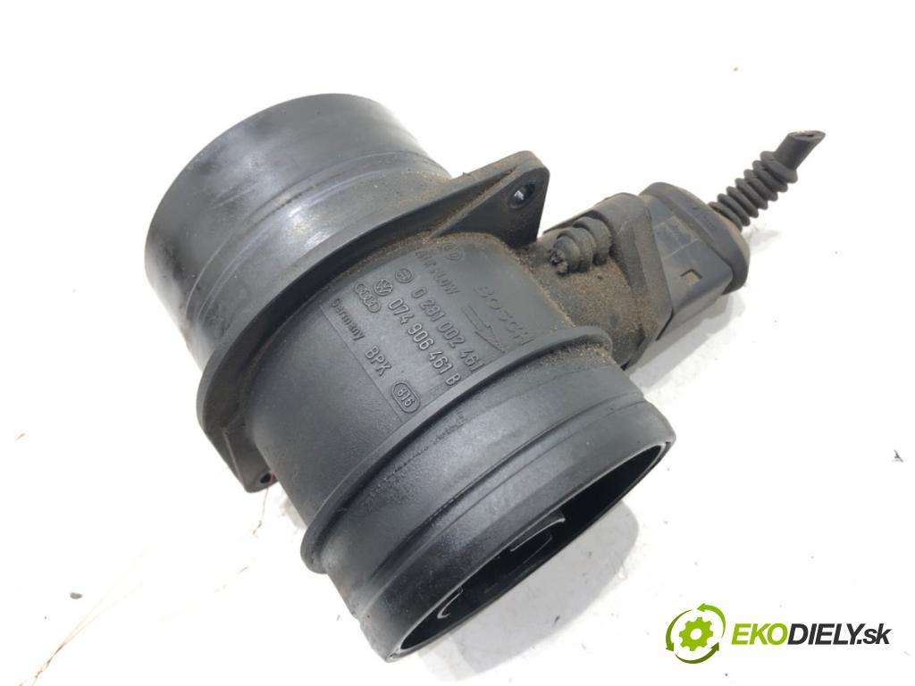 AUDI A4 B6 Avant (8E5) 2000 - 2005    1.9 TDI 96 kW [130 KM] olej napędowy 2001 - 2004  Váha vzduchu 0281002461 074906461B (Váhy vzduchu)