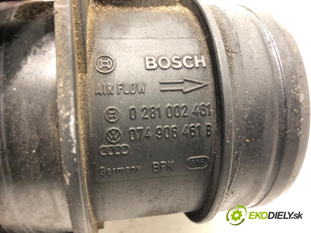 AUDI A4 B6 Avant (8E5) 2000 - 2005    1.9 TDI 96 kW [130 KM] olej napędowy 2001 - 2004  Váha vzduchu 0281002461 074906461B (Váhy vzduchu)