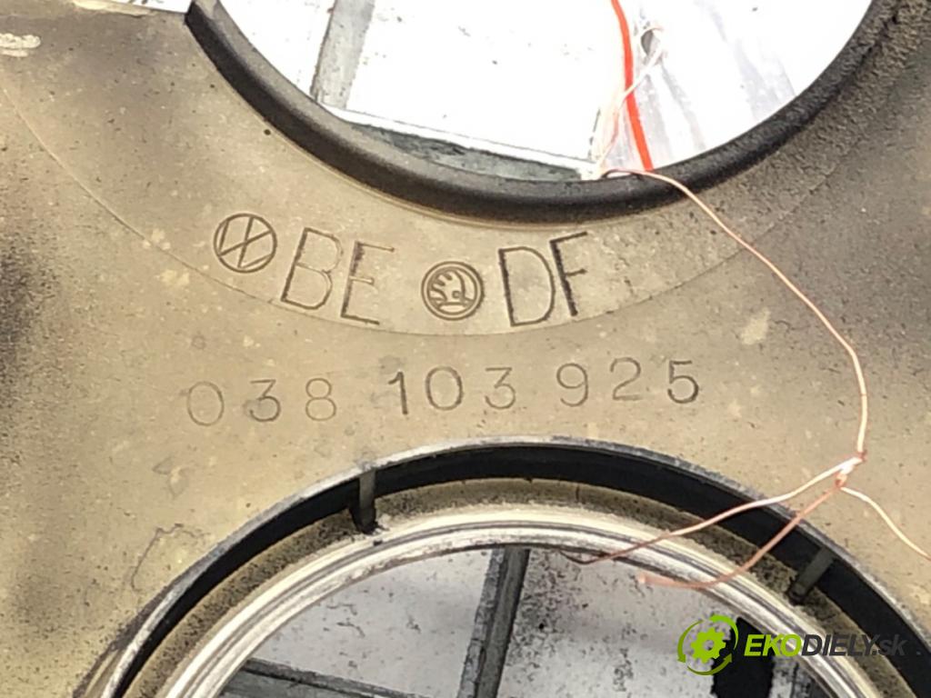 AUDI A4 B6 Avant (8E5) 2000 - 2005    1.9 TDI 96 kW [130 KM] olej napędowy 2001 - 2004  kryt motora 038103925 (Kryty motora)