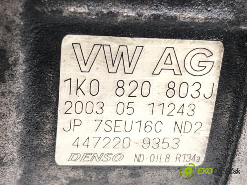 AUDI A3 (8P1) 2003 - 2013    2.0 TDI 16V 103 kW [140 KM] olej napędowy 2003 - 2012  kompresor klimatizace 1K0820803J (Kompresory)