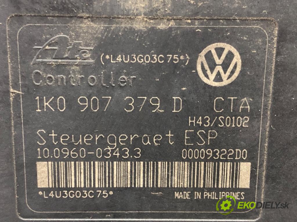 AUDI A3 (8P1) 2003 - 2013    2.0 TDI 16V 103 kW [140 KM] olej napędowy 2003 - 2012  Pumpa ABS 1K0614517B 1K0907379D (Pumpy ABS)