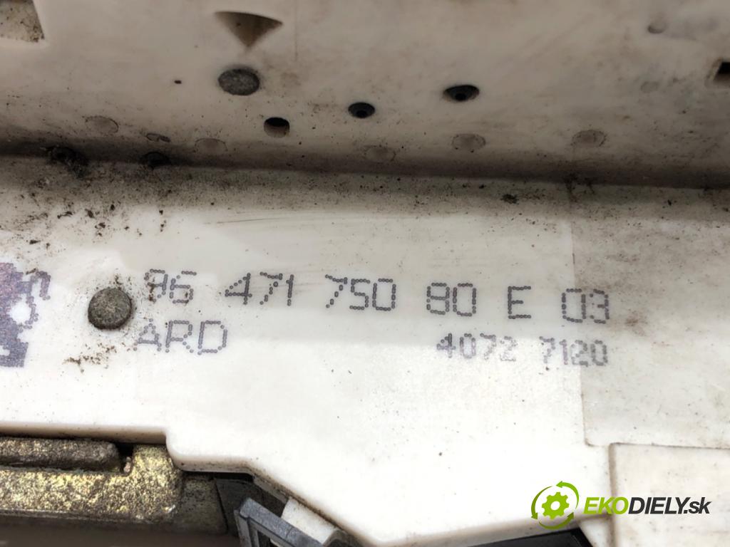 CITROEN C4 I (LC_) 2004 - 2014    1.4 16V 65 kW [88 KM] benzyna 2004 - 2011  zámok dveře pravý zadní část 9647175080