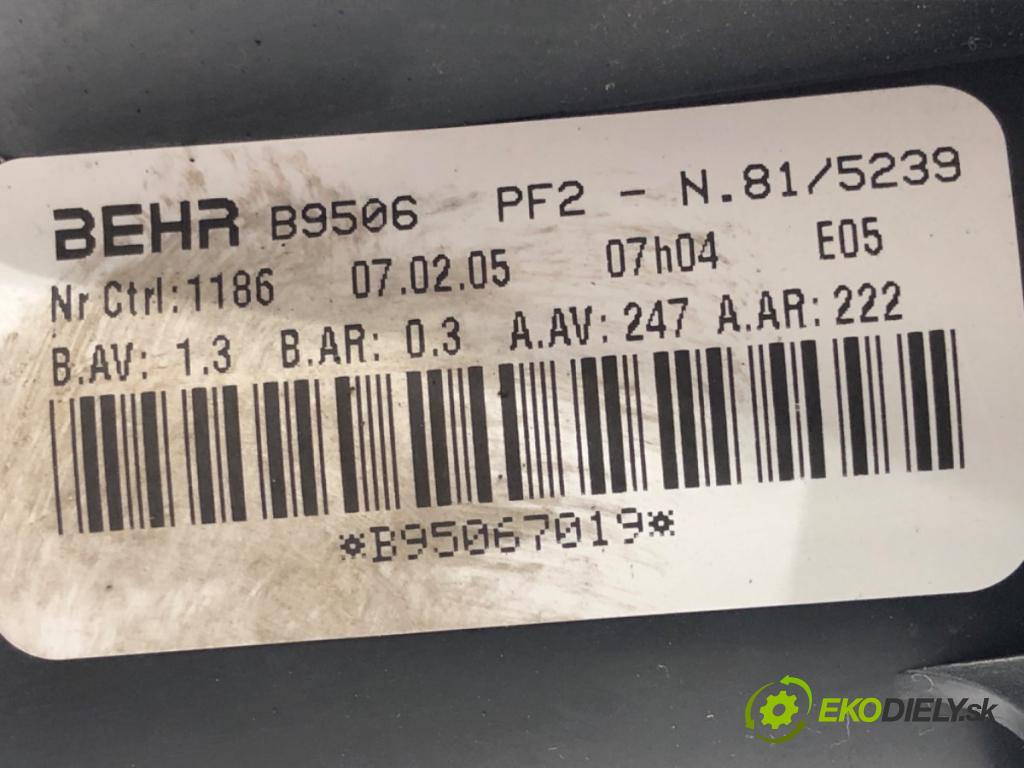 CITROEN C4 I (LC_) 2004 - 2014    1.4 16V 65 kW [88 KM] benzyna 2004 - 2011  topení B9506
