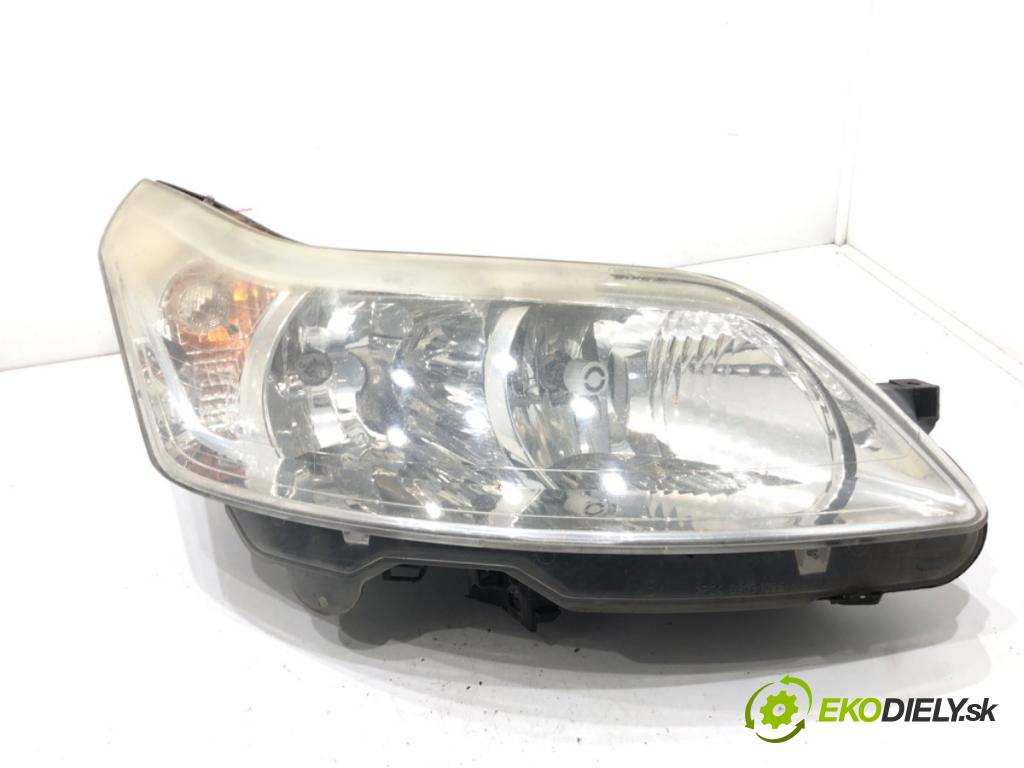 CITROEN C4 I (LC_) 2004 - 2014    1.4 16V 65 kW [88 KM] benzyna 2004 - 2011  Svetlomet pravy predný 9646893880