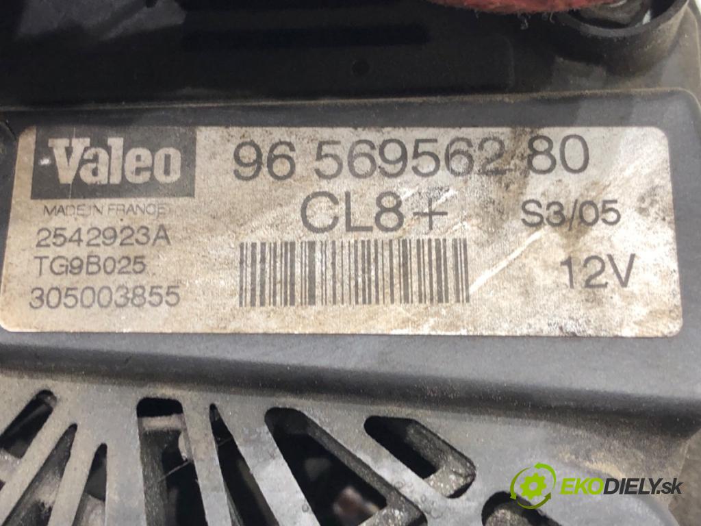 CITROEN C4 I (LC_) 2004 - 2014    1.4 16V 65 kW [88 KM] benzyna 2004 - 2011  Alternátor 9656956280 (Alternátory)