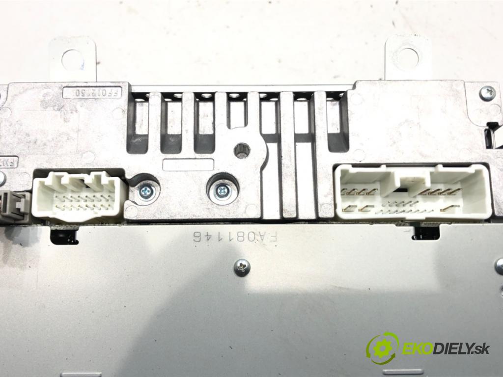 MAZDA 6 Kombi (GH) 2007 - 2013    2.0 MZR (GHEFW) 114 kW [155 KM] benzyna 2010 - 2013  RADIO GDL1669RX (Audio zariadenia)