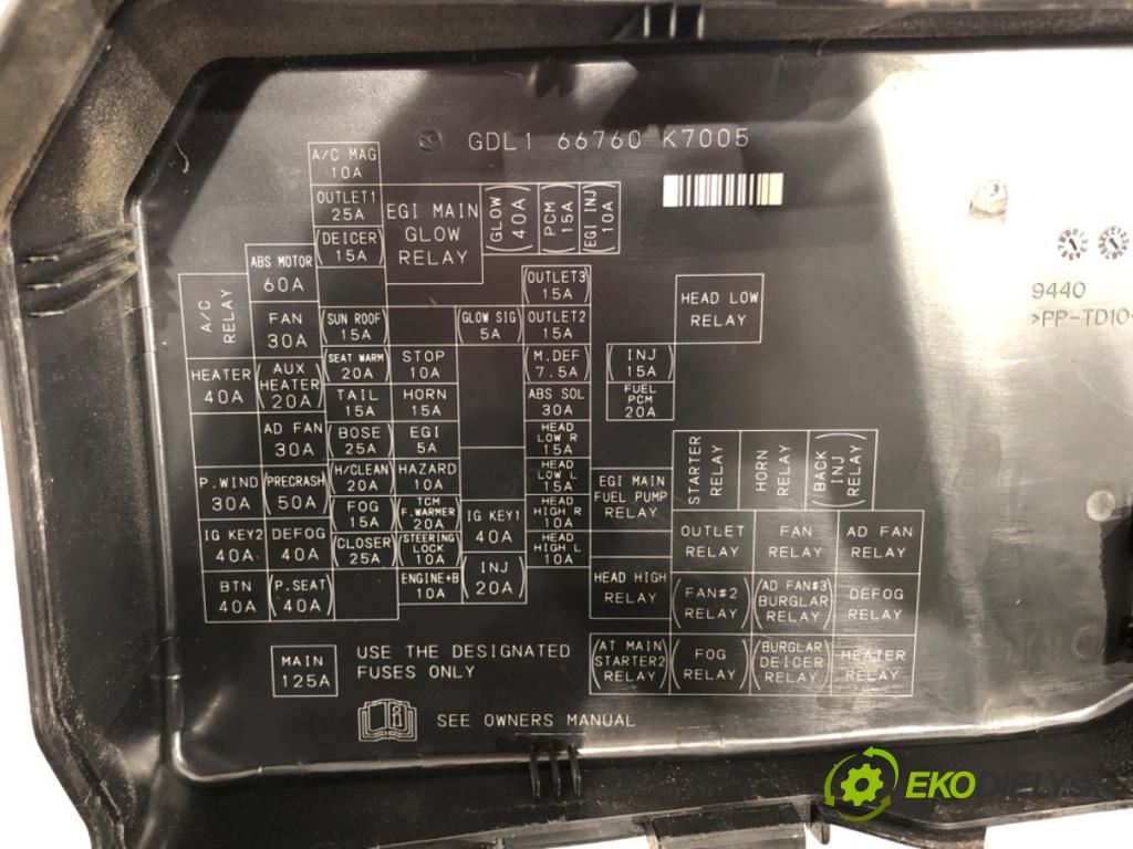 MAZDA 6 Kombi (GH) 2007 - 2013    2.0 MZR (GHEFW) 114 kW [155 KM] benzyna 2010 - 2013  Modul BCM GDL166760 (Ostatné)