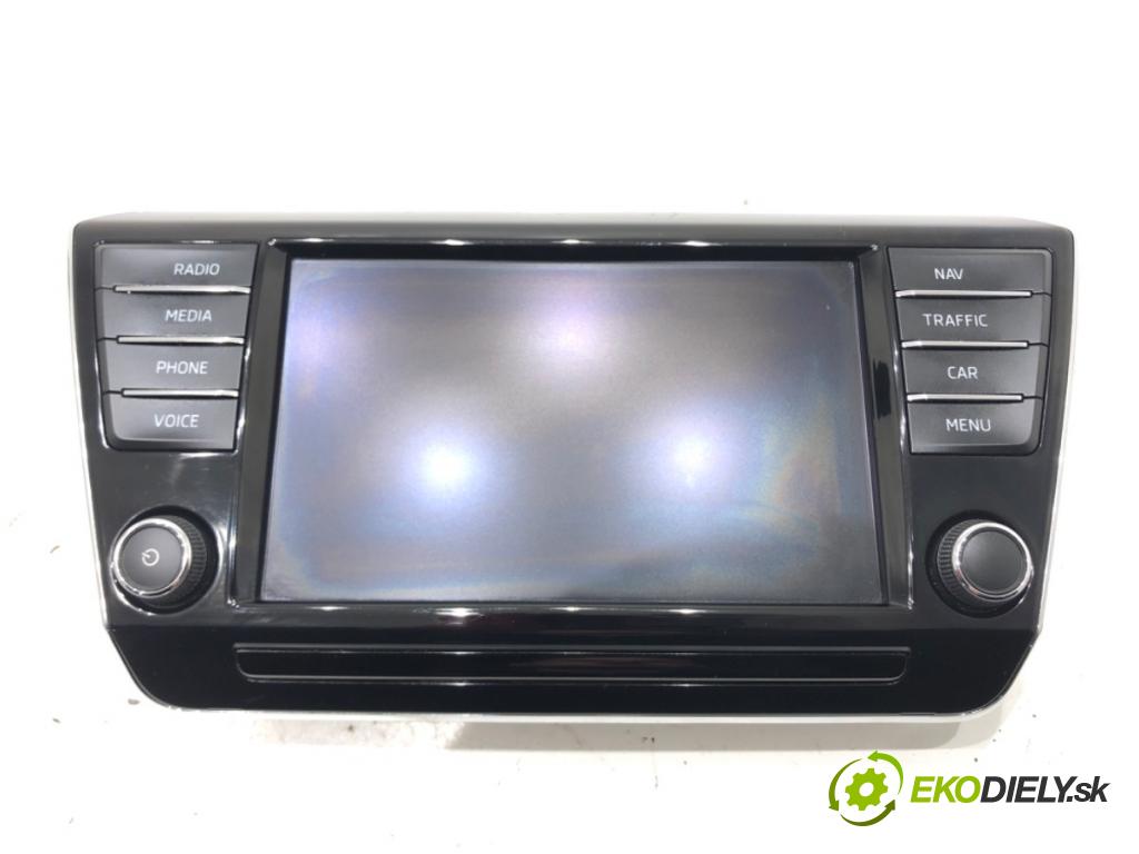 SKODA SUPERB III Kombi (3V5) 2015 - 2022    2.0 TSI 4x4 206 kW [280 KM] benzyna 2015 - 2022  RADIO 3V0919606 (Audio zariadenia)