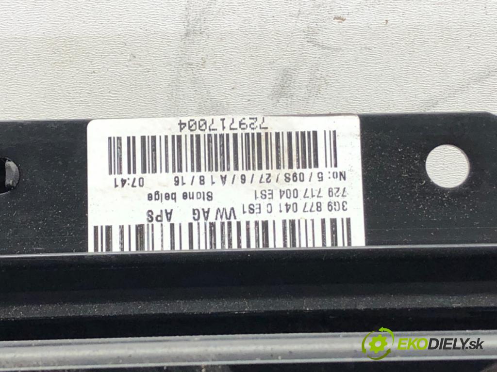 SKODA SUPERB III Kombi (3V5) 2015 - 2022    2.0 TSI 4x4 206 kW [280 KM] benzyna 2015 - 2022  střešní okno 3G9877041C (Okna karoserie)