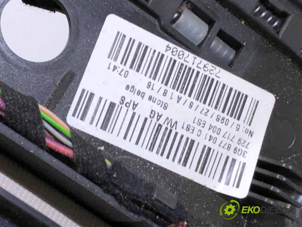 SKODA SUPERB III Kombi (3V5) 2015 - 2022    2.0 TSI 4x4 206 kW [280 KM] benzyna 2015 - 2022  střešní okno 3G9877041C (Okna karoserie)