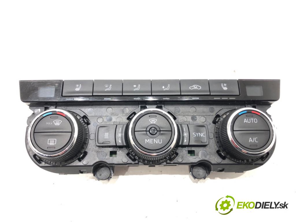 SKODA SUPERB III Kombi (3V5) 2015 - 2022    2.0 TSI 4x4 206 kW [280 KM] benzyna 2015 - 2022  Panel ovládania kúrenia 3V0907044AP (Prepínače, spínače, tlačidlá a ovládače kúrenia)