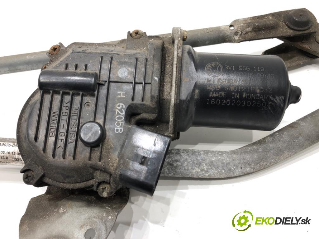 SKODA SUPERB III Kombi (3V5) 2015 - 2022    2.0 TSI 4x4 206 kW [280 KM] benzyna 2015 - 2022  Mechanizmus stieračov predný 3V1955119 (Motorčeky stieračov predné)