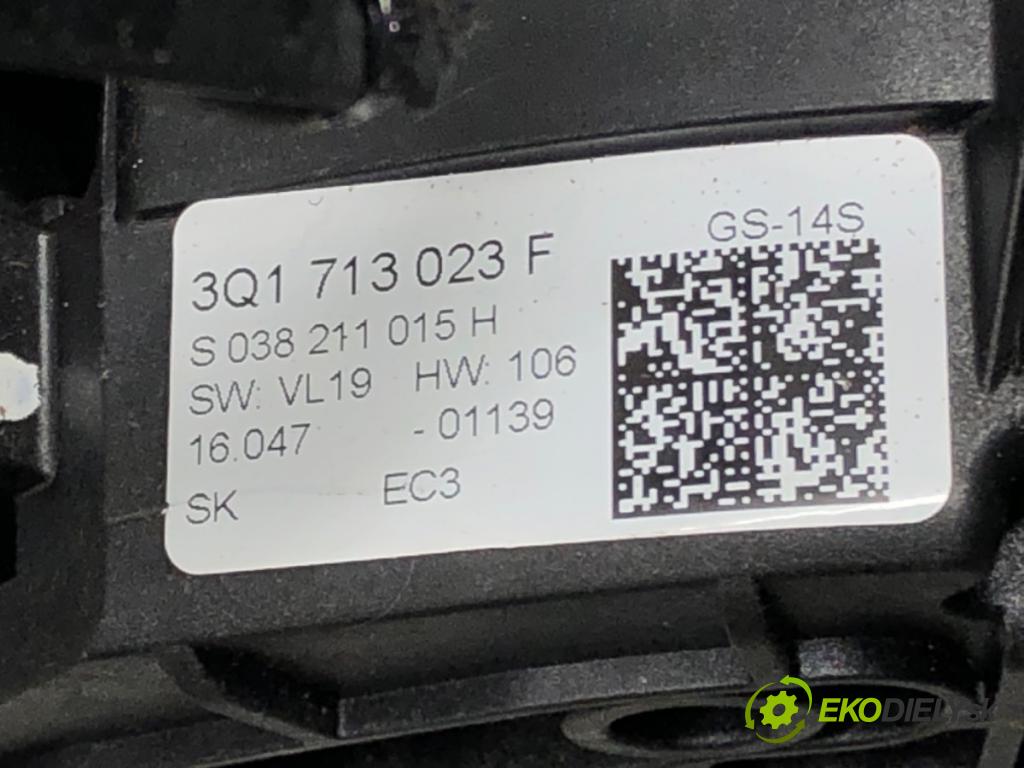 SKODA SUPERB III Kombi (3V5) 2015 - 2022    2.0 TSI 4x4 206 kW [280 KM] benzyna 2015 - 2022  Kulisa 3Q1713023F (Rýchlostné páky / kulisy)