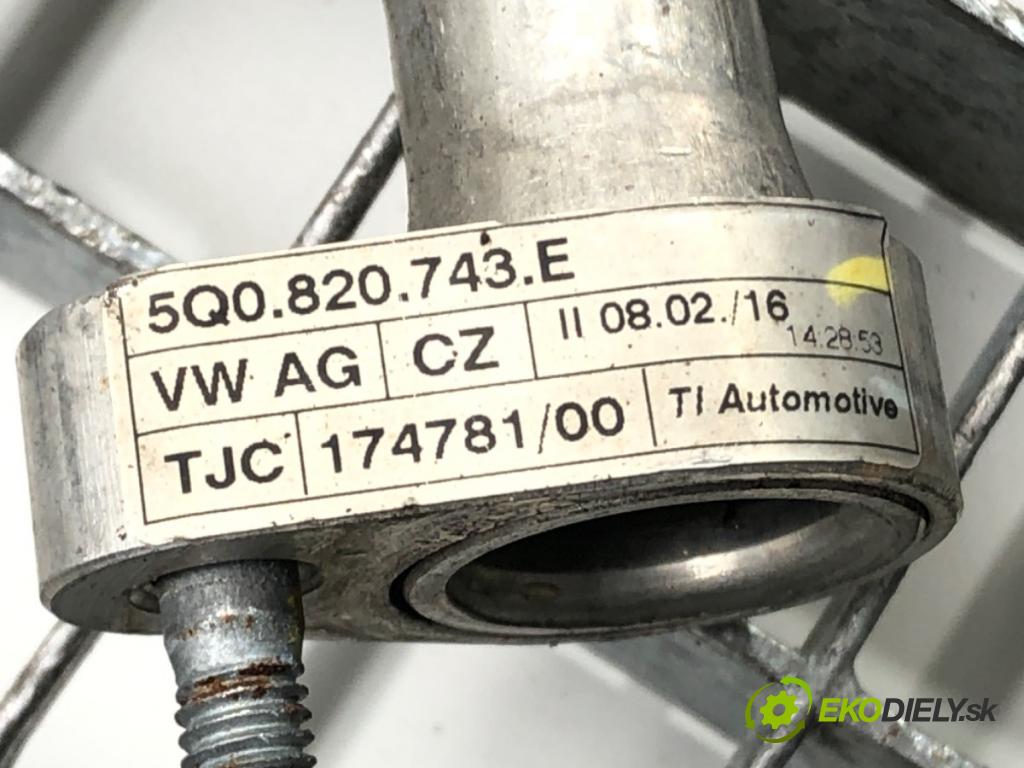 SKODA SUPERB III Kombi (3V5) 2015 - 2022    2.0 TSI 4x4 206 kW [280 KM] benzyna 2015 - 2022  rúrka klimatizácie 5Q0820743E (Rúrky klimatizácie)