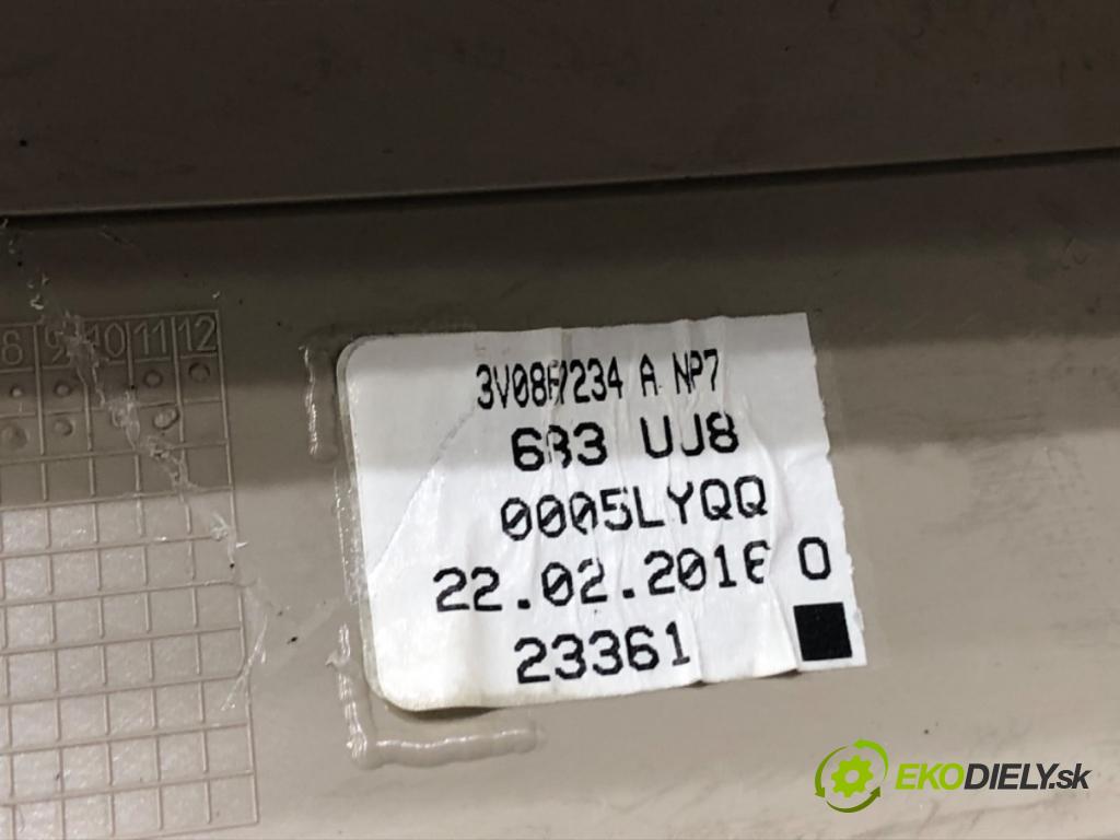 SKODA SUPERB III Kombi (3V5) 2015 - 2022    2.0 TSI 4x4 206 kW [280 KM] benzyna 2015 - 2022  Clona stĺpika pravá 3V0867234A