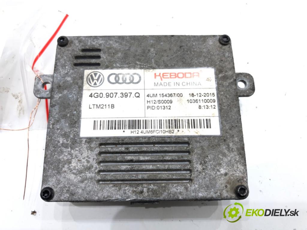 SKODA SUPERB III Kombi (3V5) 2015 - 2022    2.0 TSI 4x4 206 kW [280 KM] benzyna 2015 - 2022  Menič XENON 4G0907397Q (Riadiace jednotky xenónu)